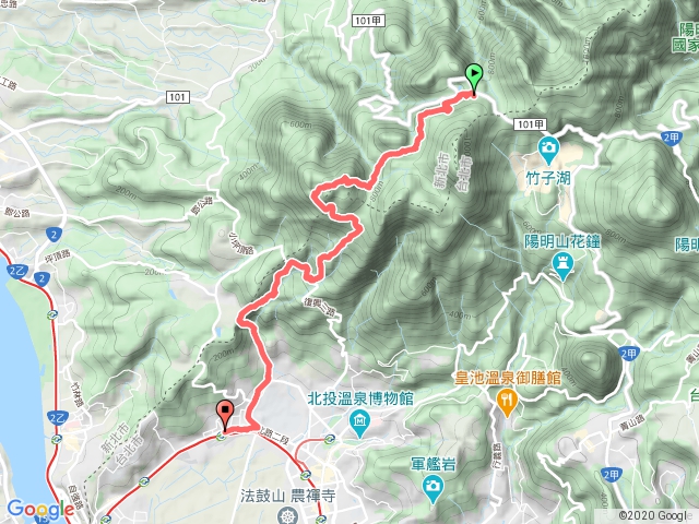 二子坪-大屯山自然公園-面天山-向天山-清天宮-貴子坑