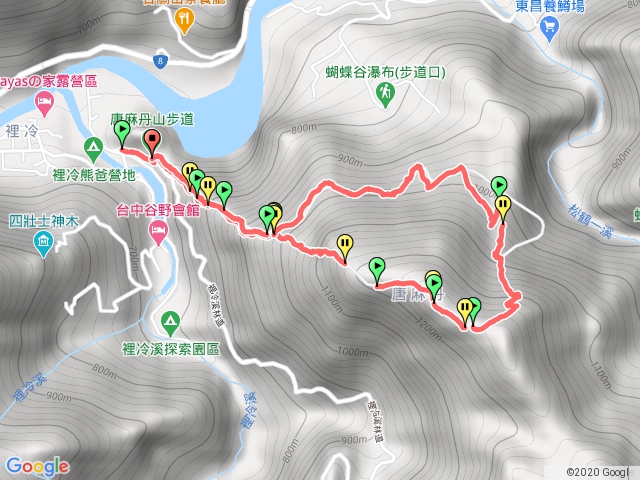 裡冷登山口上登唐馬丹