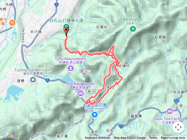 打鐵寮古道，百吉林蔭步道，石龜坑山