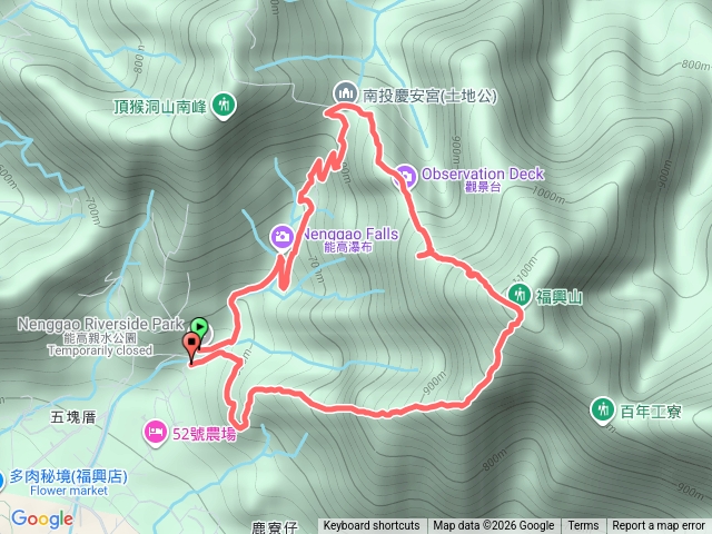 埔里福興山1122峰、慶安宮O繞