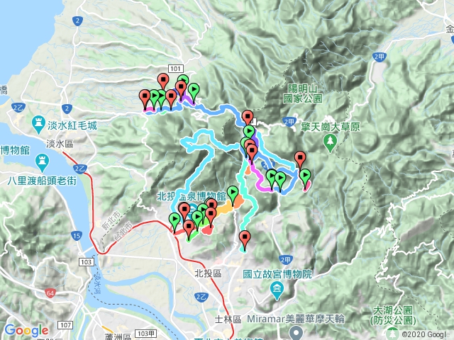 2020.6.10淡水天元宮_陽明山公車總站之淡基橫斷西段隨意行