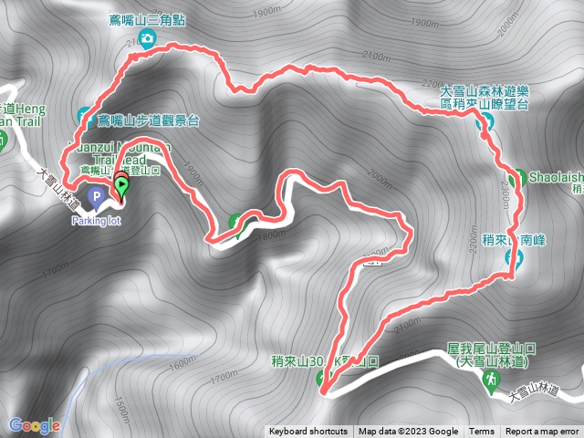 鳶嘴及稍來山O型