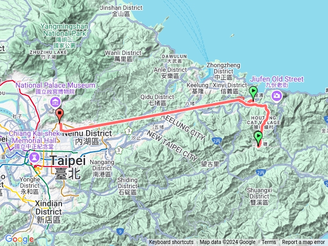 瑞芳指雲宮三碉嶺／，內湖20241221