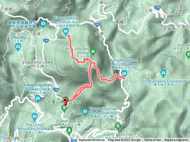 七星主東峰苗圃小油坑冷水坑三進三出