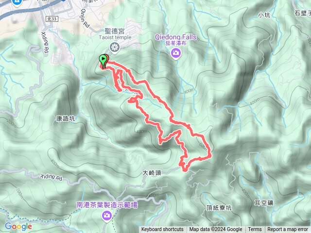 大尖山四分尾山秀峰瀑布預覽圖