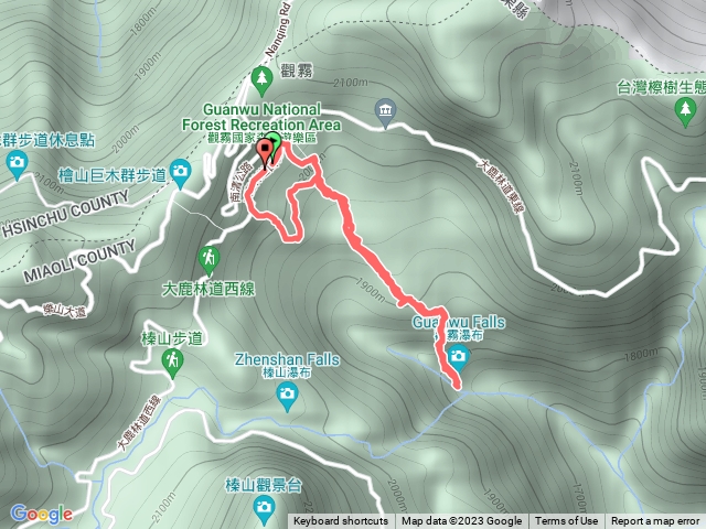 關霧瀑布步道、賞鳥步道