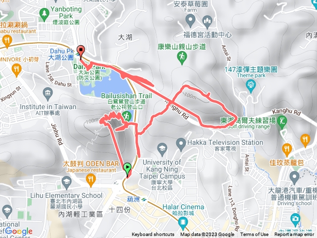 白鷺絲山、康樂山步道