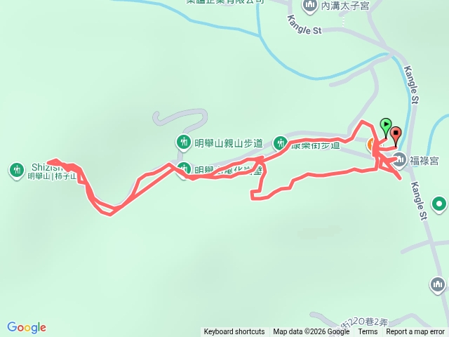 康樂街步道明舉山步道預覽圖