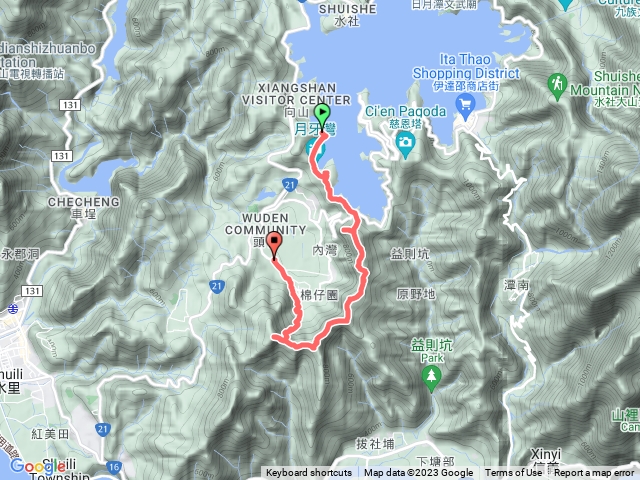 日月潭頭社山-後尖山縱走