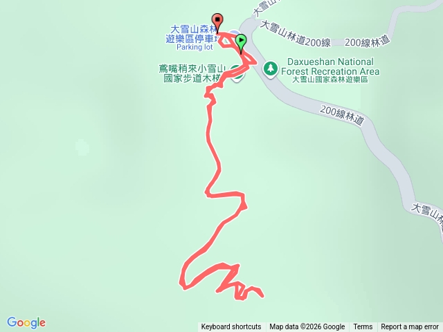 MJ走鳶嘴稍來山國家林道步道預覽圖