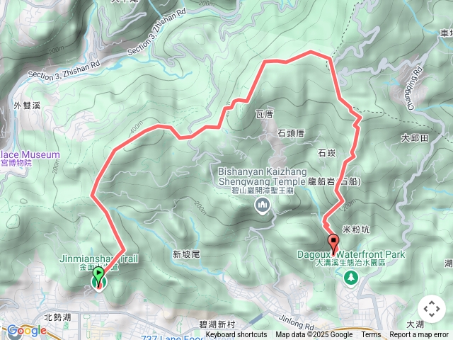 內湖金面to龍船岩