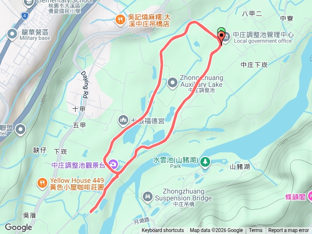中庒調整池-慢走