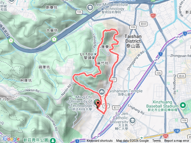 明志科大泰山天際線環狀預覽圖