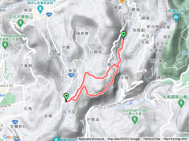 永公路口-狗殷勤古道-水源頭-關帝廟-永公路