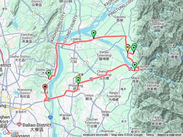 大樹-里港-三地門自行車1日遊預覽圖