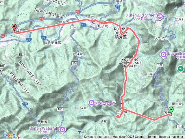 三貂嶺至𤠣硐（一錢穿九孔）預覽圖