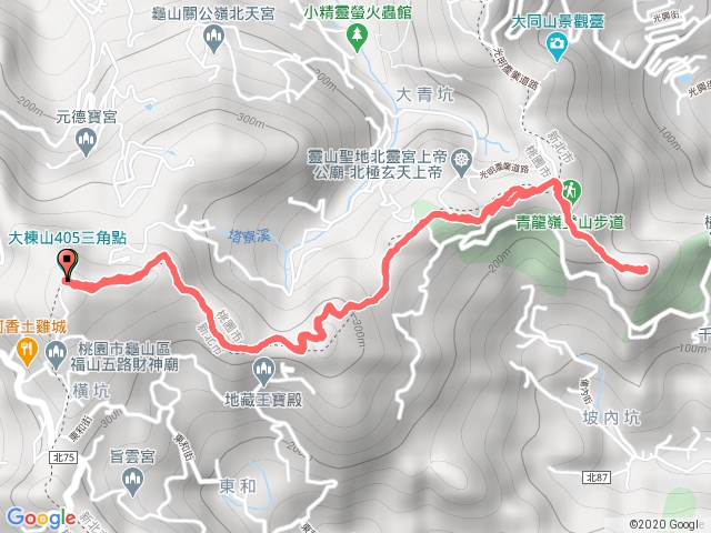 大棟山、青龍嶺、大同山連走