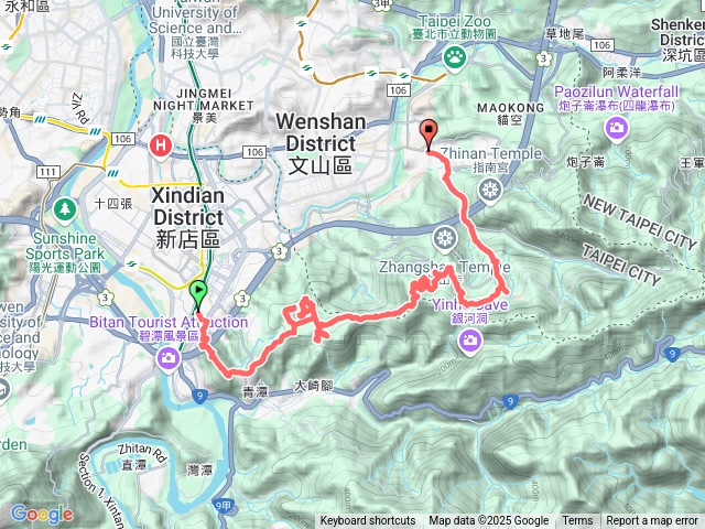 新店小獅山-大香山-木柵貓空杏花林