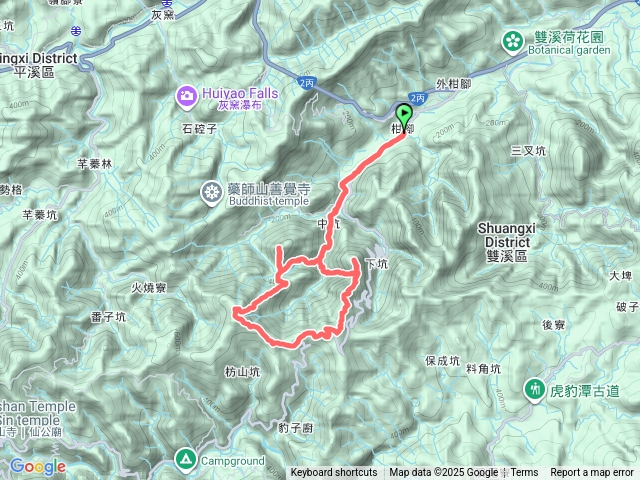 20251014 威惠廟 中坑西山 枋山坑山 中坑頭 北豹子廚山 中坑東山 O行