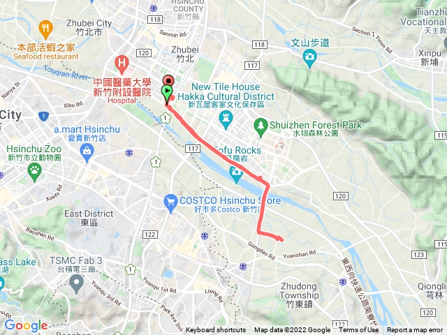 頭前溪自行車道（興隆路—高鐵—員山）