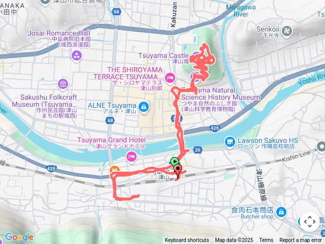 日本100名城-津山城
