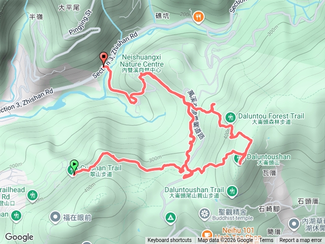 台北小溪頭環狀路線預覽圖
