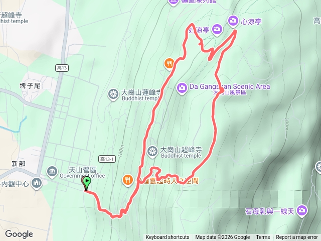 大崗山環形步道預覽圖