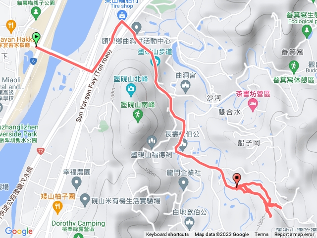 🔺苗栗/頭屋/上坪山、友應山西峰，H115m (鑛務課 | No.480) via 天花湖古道