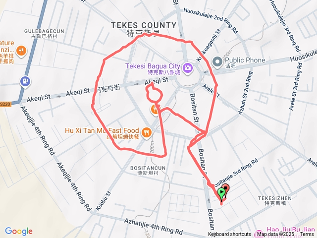 北疆 八卦城晨遊：二環路+太極壇