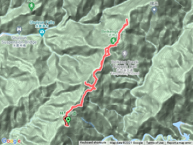 AXIEL雪見連走東洗水北坑山至大板根