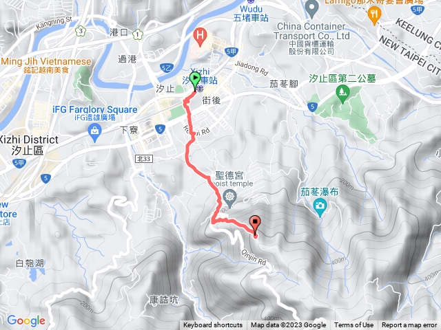 琳-汐止火車站到汐山大尖山