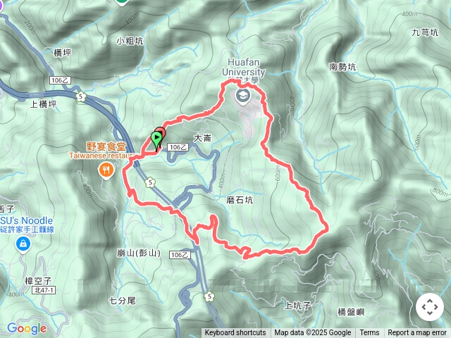 2025-04-13 石碇大崙古道～崩山大崙～石碇大崙～磨石坑山O繞
