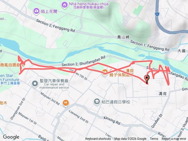 鳳山溪堤防步道健走