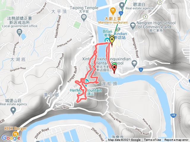 和美山登山步道，碧潭吊橋，和美山