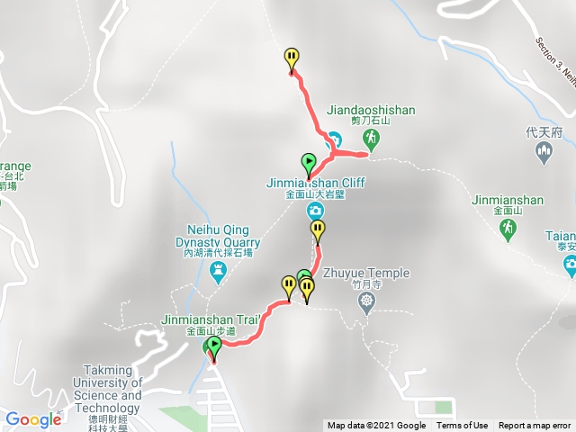 金面山大岩壁懼高初體驗