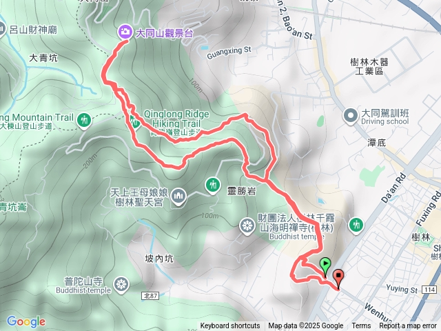 樹林的大同山青龍嶺