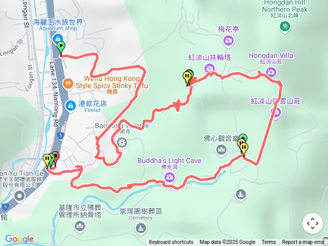 紅淡山，佛光洞O行