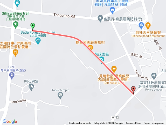 泗林健走步道-潮州綠色隧道