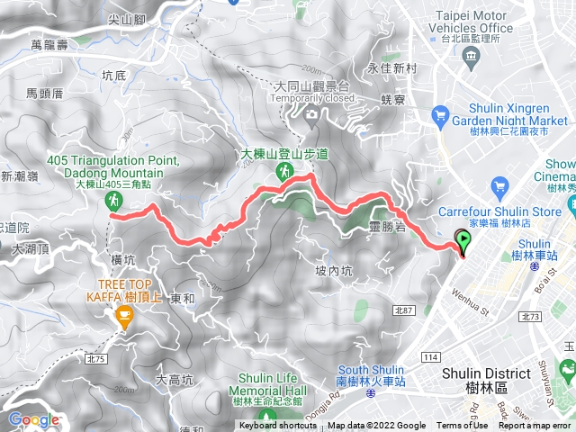 慢慢走/樹林至405往返