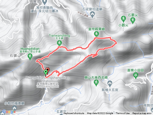 皇帝殿東峰(朝天洞路線、蝙蝠洞)