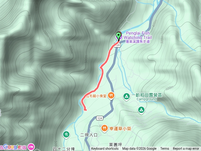 蓬萊溪護魚步道