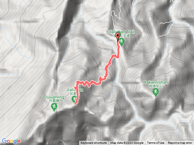 加里山 （鹿場登口同點進出）