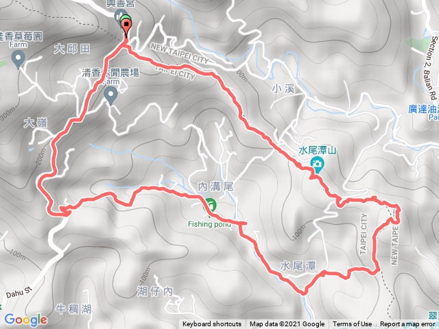 大邱田東峰水尾潭山老鷹山