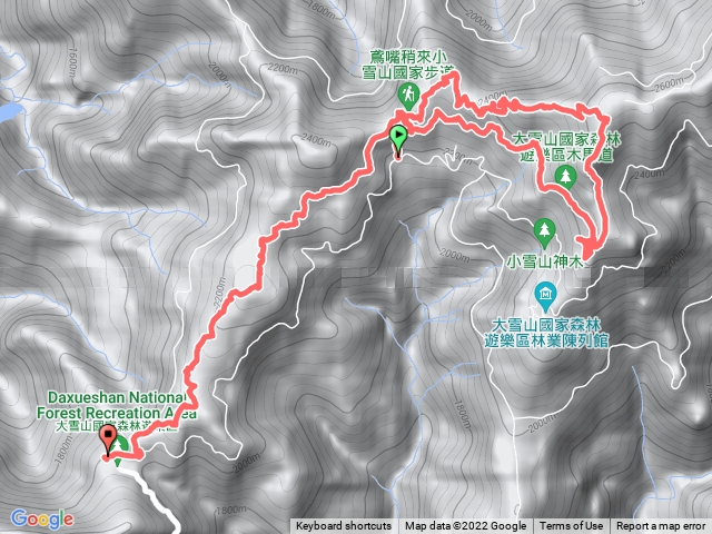 小雪山-木馬道-小捎來