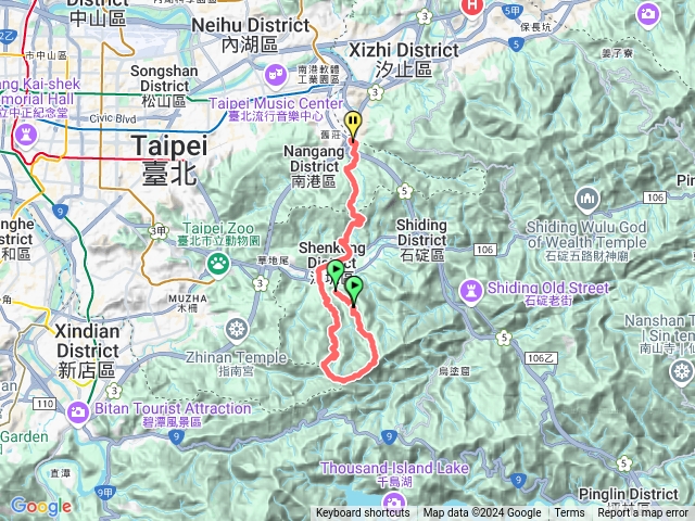 筆架山越嶺登山步道預覽圖