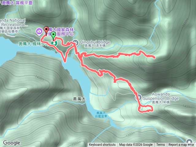 合流點山及奧萬大