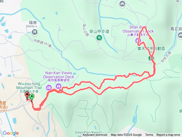 五酒桶山步道、六福步道