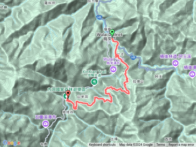 2024 D1027 啦卡登山步道 - 內洞林道預覽圖