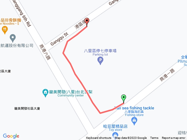 八里區停七停車場