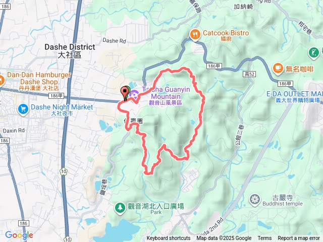 觀音山大O猴子山-怡情亭-高速尾